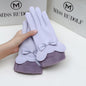 Warm Gloves Winter Women's Touch Screen Fleece-lined Thickened