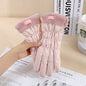 Warm Gloves Winter Women's Touch Screen Fleece-lined Thickened