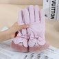 Warm Gloves Winter Women's Touch Screen Fleece-lined Thickened